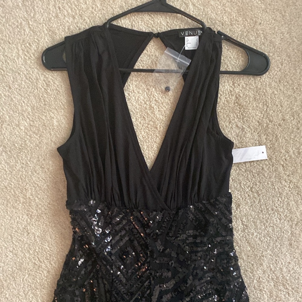 VENUS NWT beaded bling jumpsuit - Picture 10 of 12